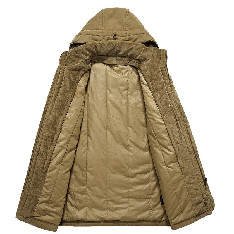 Casaco de inverno elegante e de alta qualidade