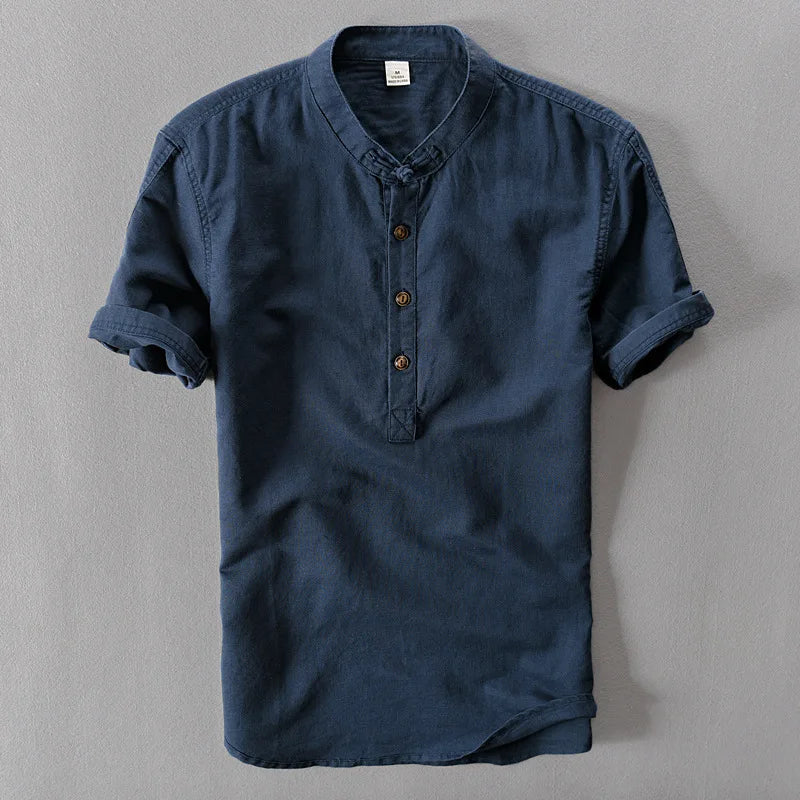 Camisa de verão elegante em algodão