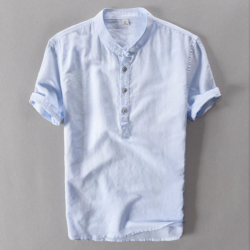 Camisa de verão elegante em algodão